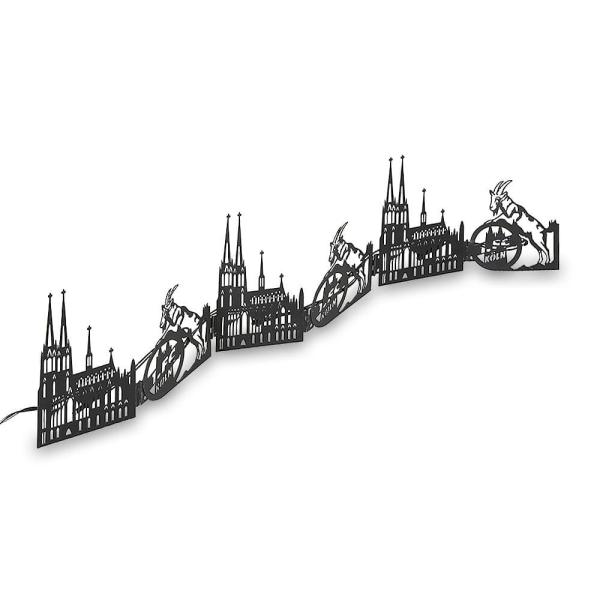 1. FC Köln Bildleiste mit LEDs 47,5 x 11,5 cm